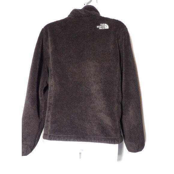The North Face Fuzzy Fleece Black Womens Small FLAW READ Full Zip - Picture 5 of 11